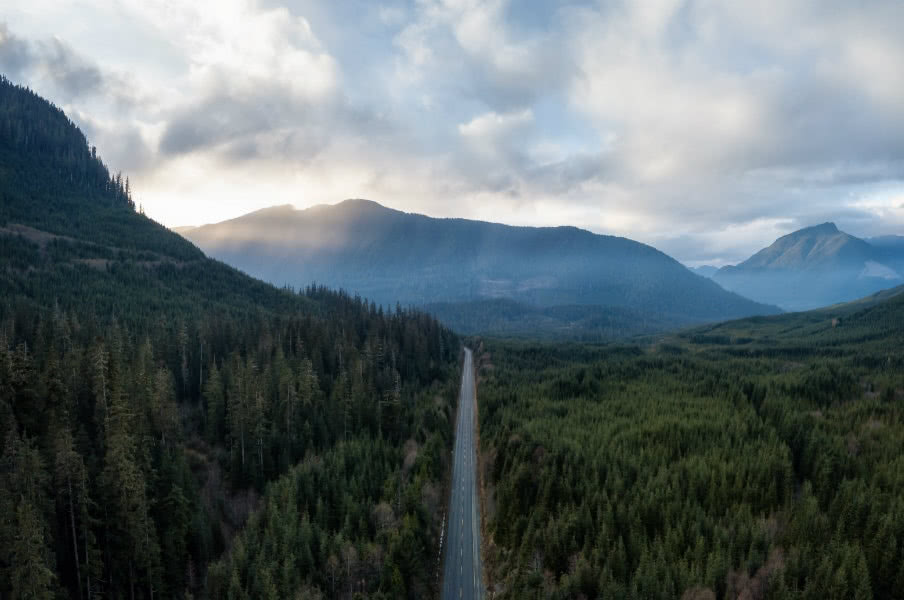 Vancouver Island road