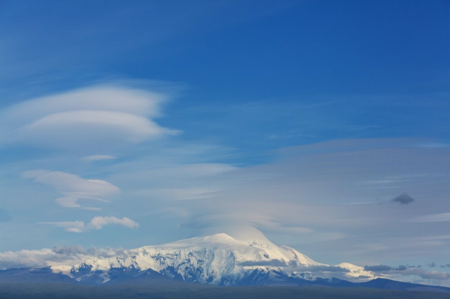 Wrangell St Elias from the highway