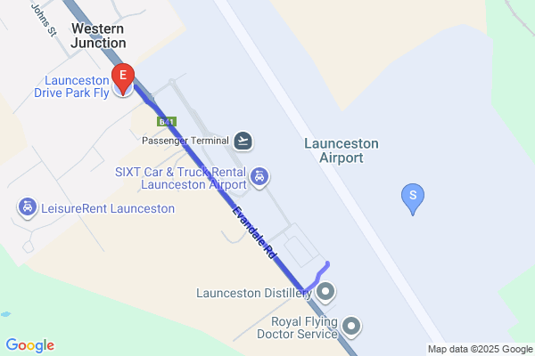 Launceston Drive Park Fly, 2 Hudson Fysh Drive, Western Junction, Launceston