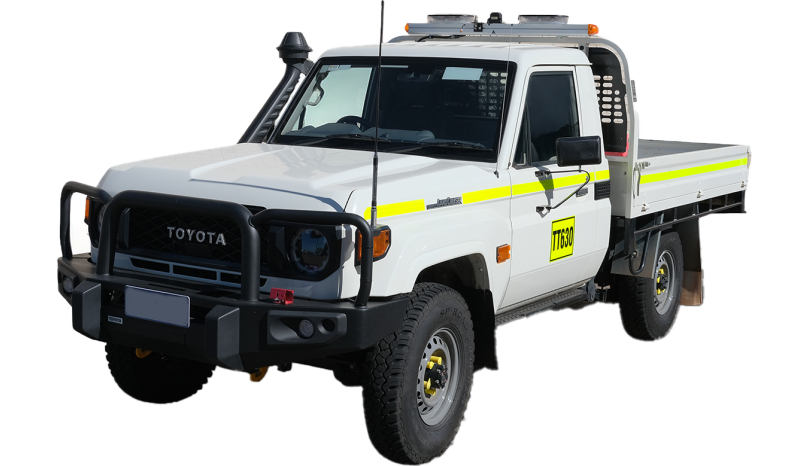 Mine Equipped Toyota Landcruiser Single Cab