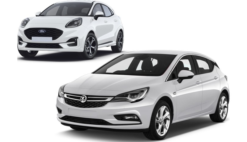 Vauxhall Astra / Ford Puma or similar