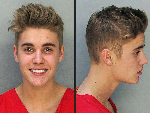 Justin Bieber DUI mug shots