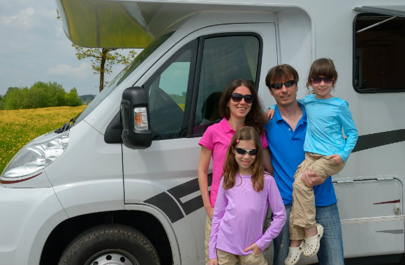 family going on an rv holiday