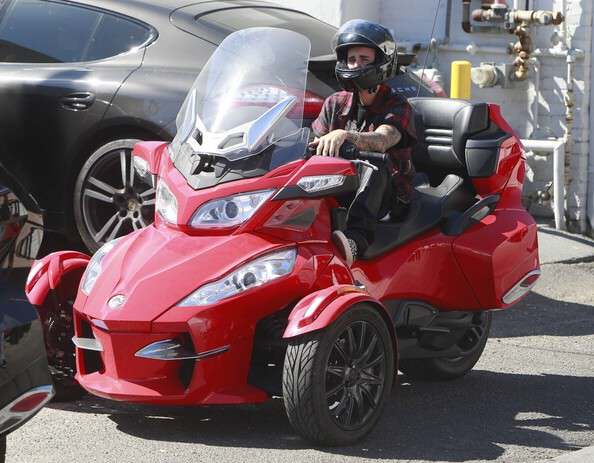 Justin Bieber Can Am Spyder RT