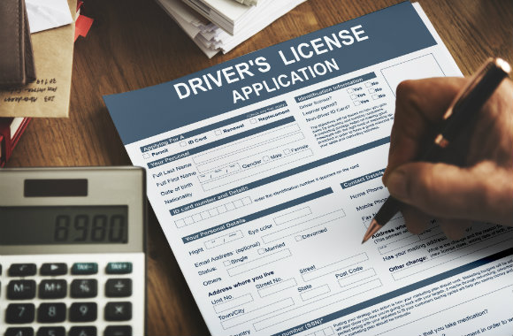 applying drivers license