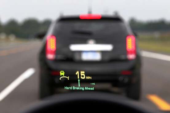 GM vehicle-to-vehicle communications technology
