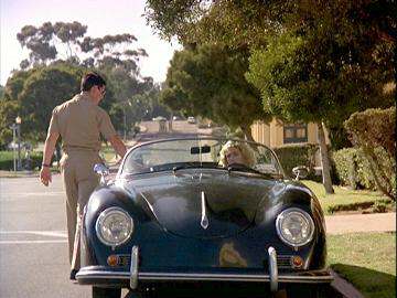 "Maverick" Mitchell getting into Charlie's car - Top Gun, Paramount Pictures