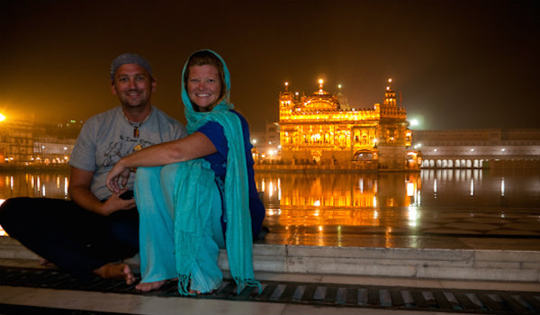 Dave and Deb in India