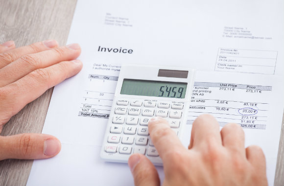 reading the invoice