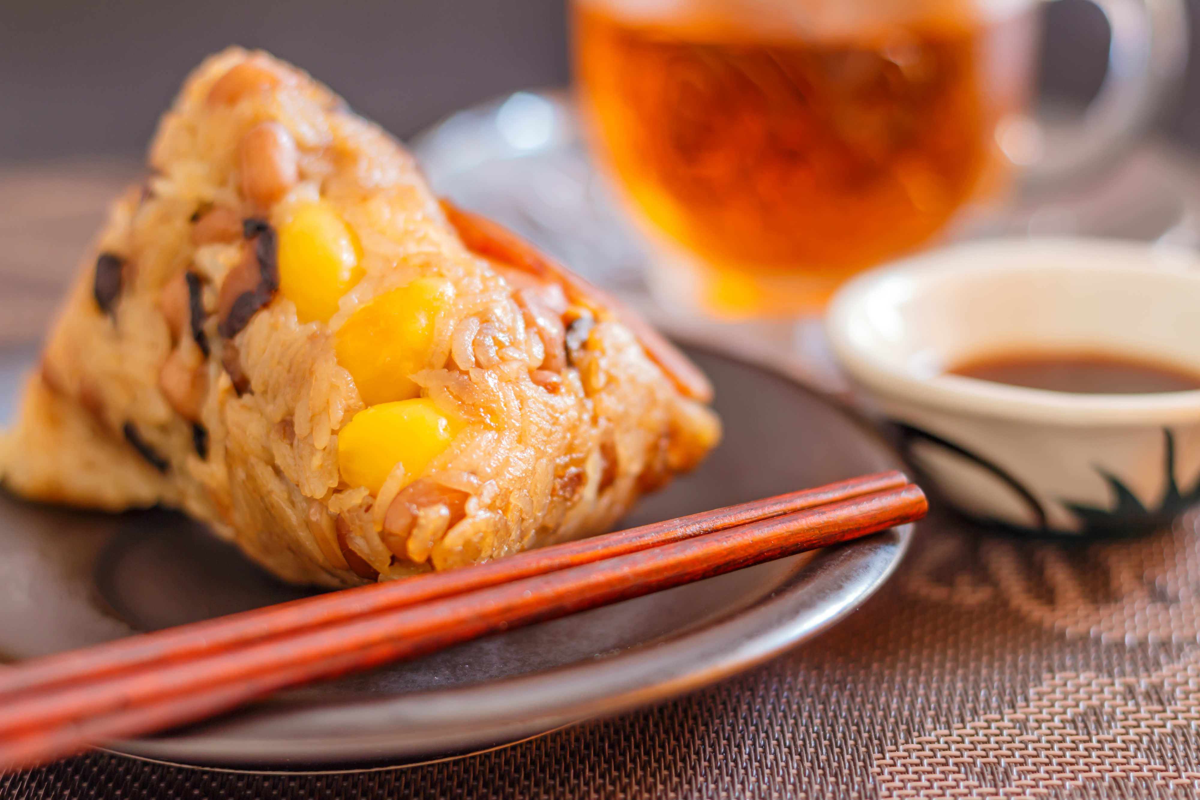 Zongzi or sticky rice dumpling