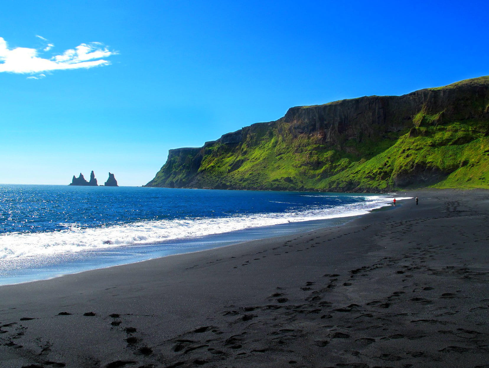 Discovering the unique black sand beaches in Iceland