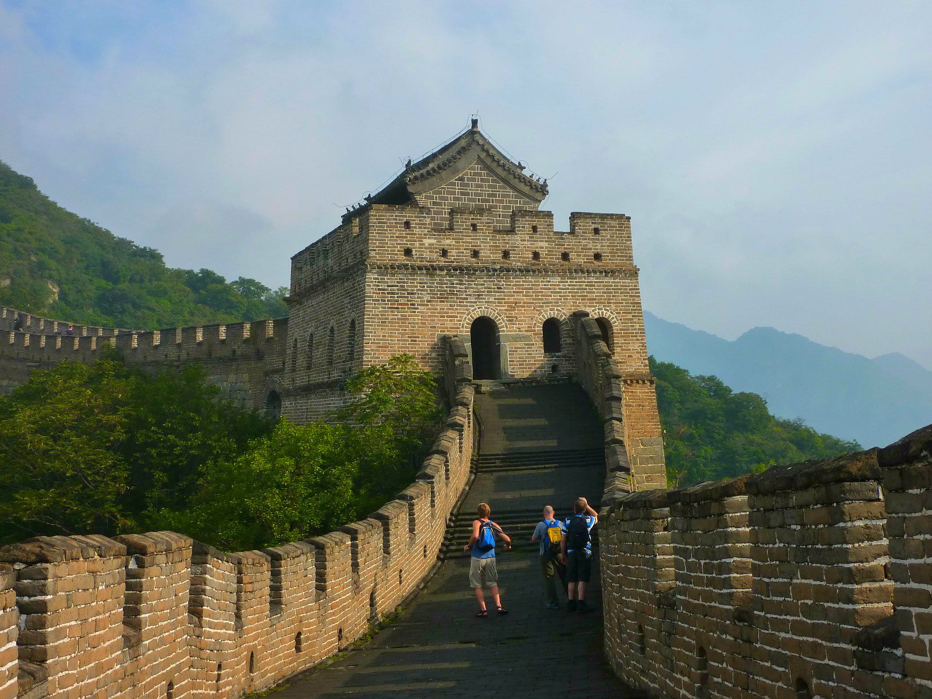 Being among the first of the day to walk on the Great Wall