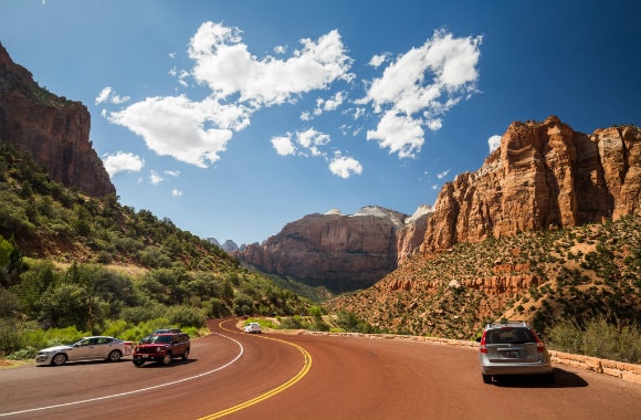 Highway in American National Park