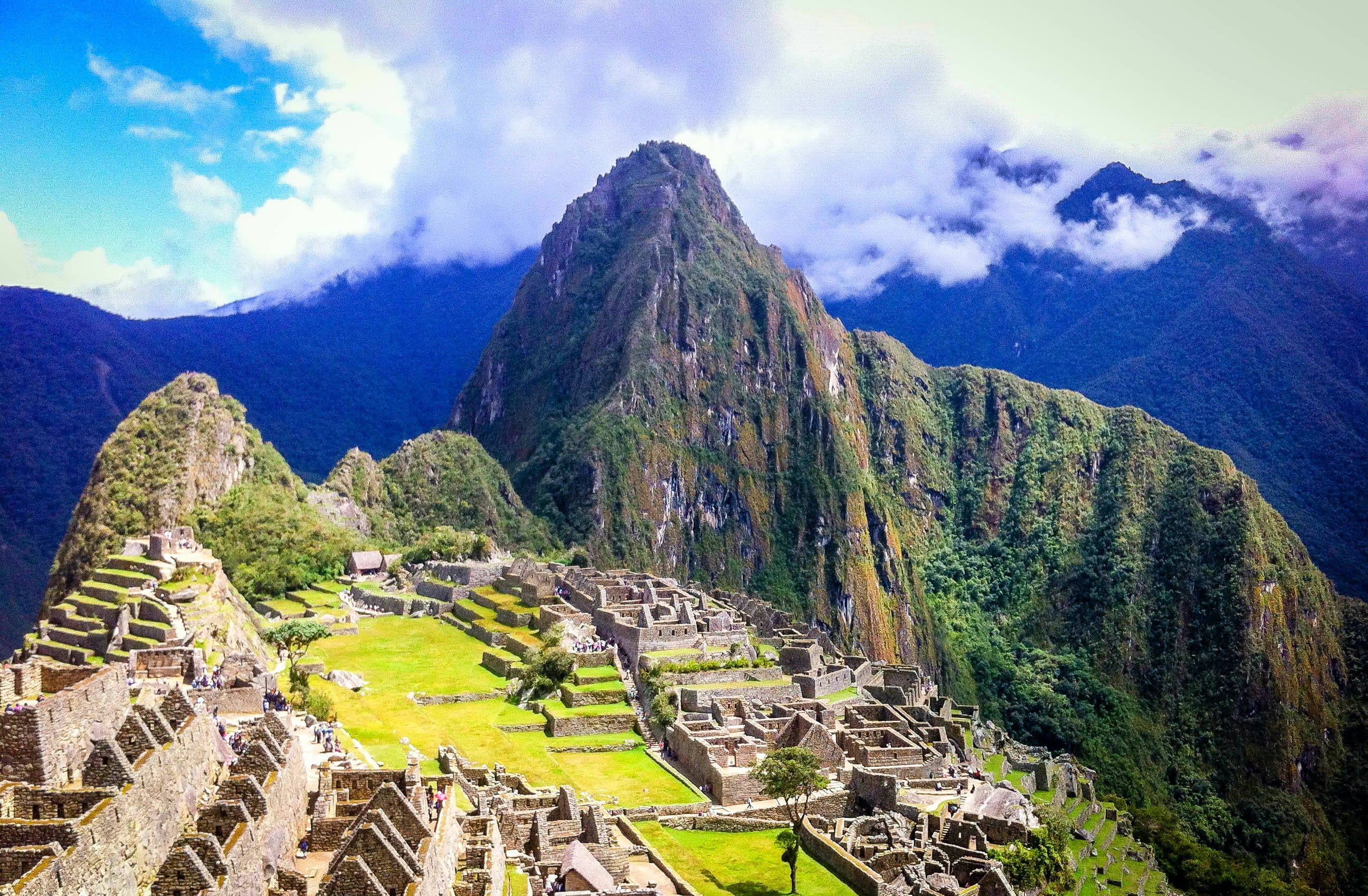 Taking the train to see incredible Macchu Picchu