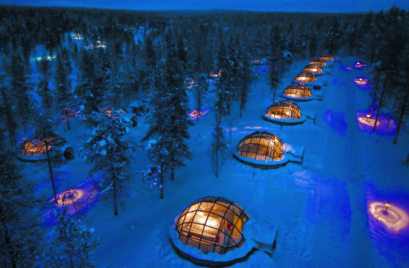 Kakslauttanen Arctic Resort, Lapland, Finland