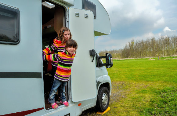 kids in an rv rental