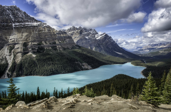 Peyto Lake, Rocky Mountains