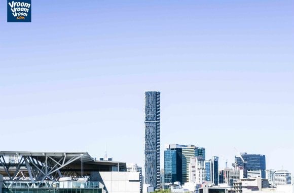 View of Brisbane skyline from the VroomVroomVroom office