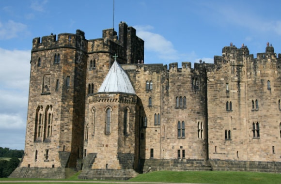 Exterior used for filming of Hogwarts Castle, England