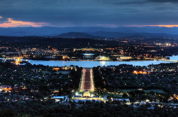 great view of capital of Australia