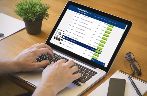 searching for a business rental car