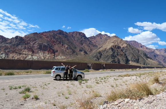 Dariece and Nick of Goats on the Road in Argentina